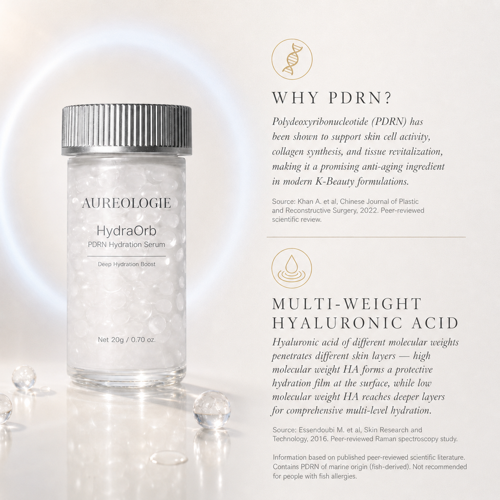 HydraOrb PDRN Hydration Serum lifestyle shot - Aureologie K-Beauty
